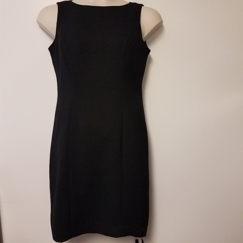 Emma James Sleeveless Black Sheath Dress Size 10